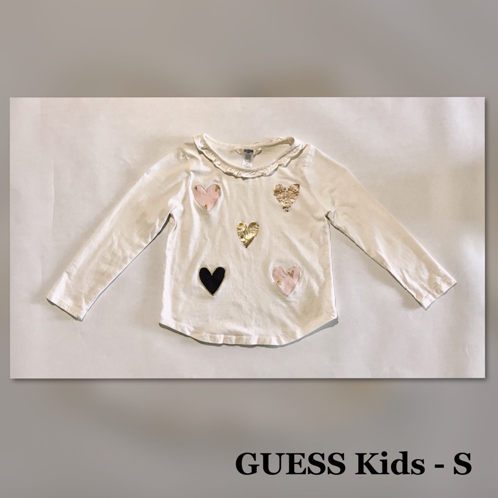 GUESS Kids - Small White Long Sleeves